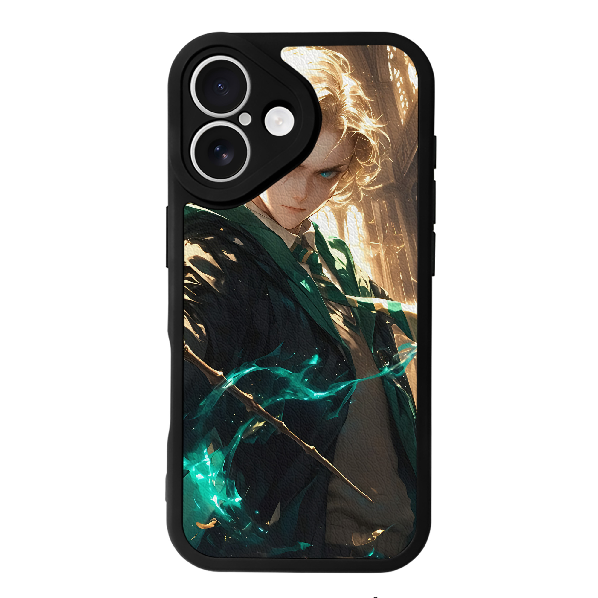 （画像用） Harry Potter ハリー・ポッターシリーズ 【iPhone 16シリーズ対応】シリコンスマホケース（レザー調） 材質：シリコン